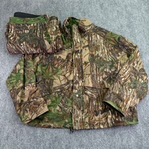 Cabelas Whitetail Hunting Suit Mens XXL Camo Gore-Tex Fleece Jacket Pants USA